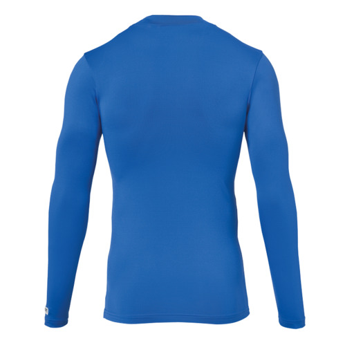 Camiseta térmica Uhlsport tamanho G, cor azul.