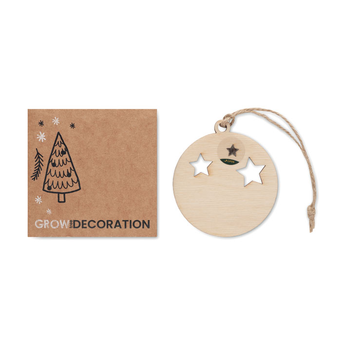 GiftRetail CX1556 - ROSEED Décoration en bois