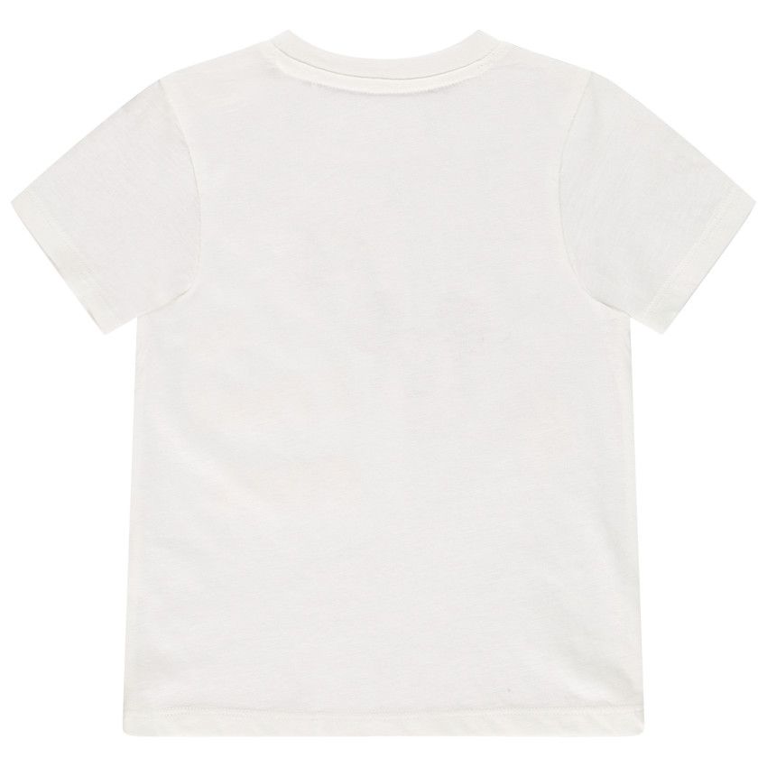 T-shirt manches courtes print Mickey Disney pour bébé garçon - Ecru