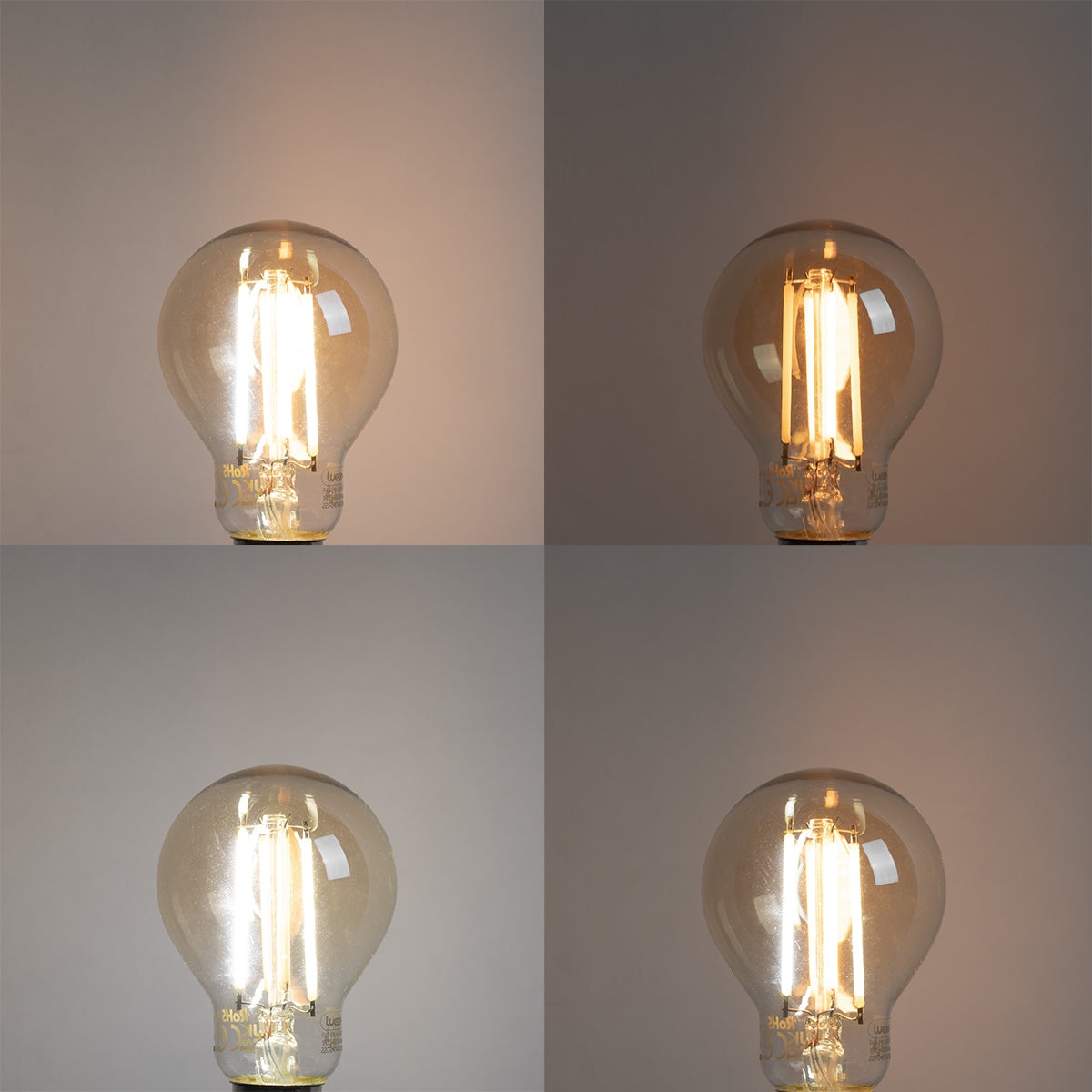 LUEDD Smart E14 LED lamp P45 goud 4,9W 470 lm 1800-4000K