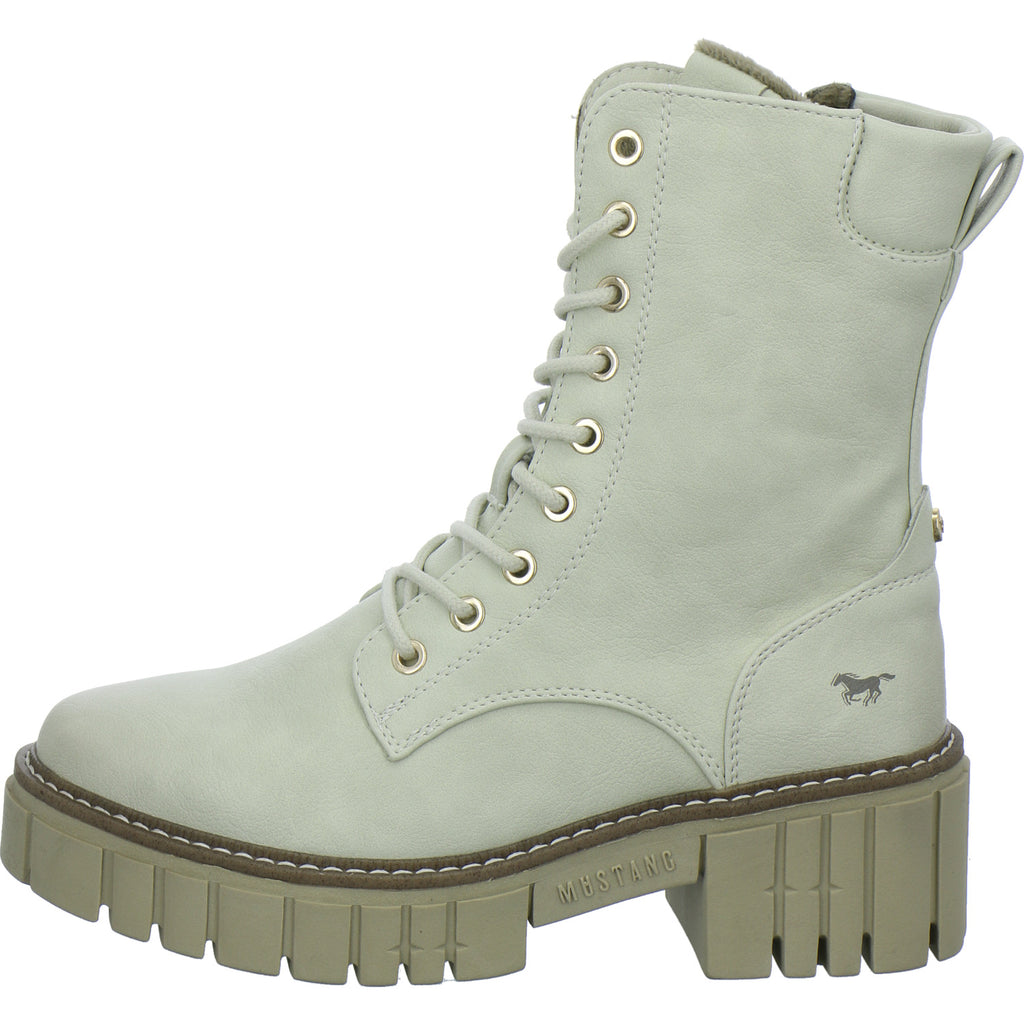 Mustang Stiefel Damen Beige