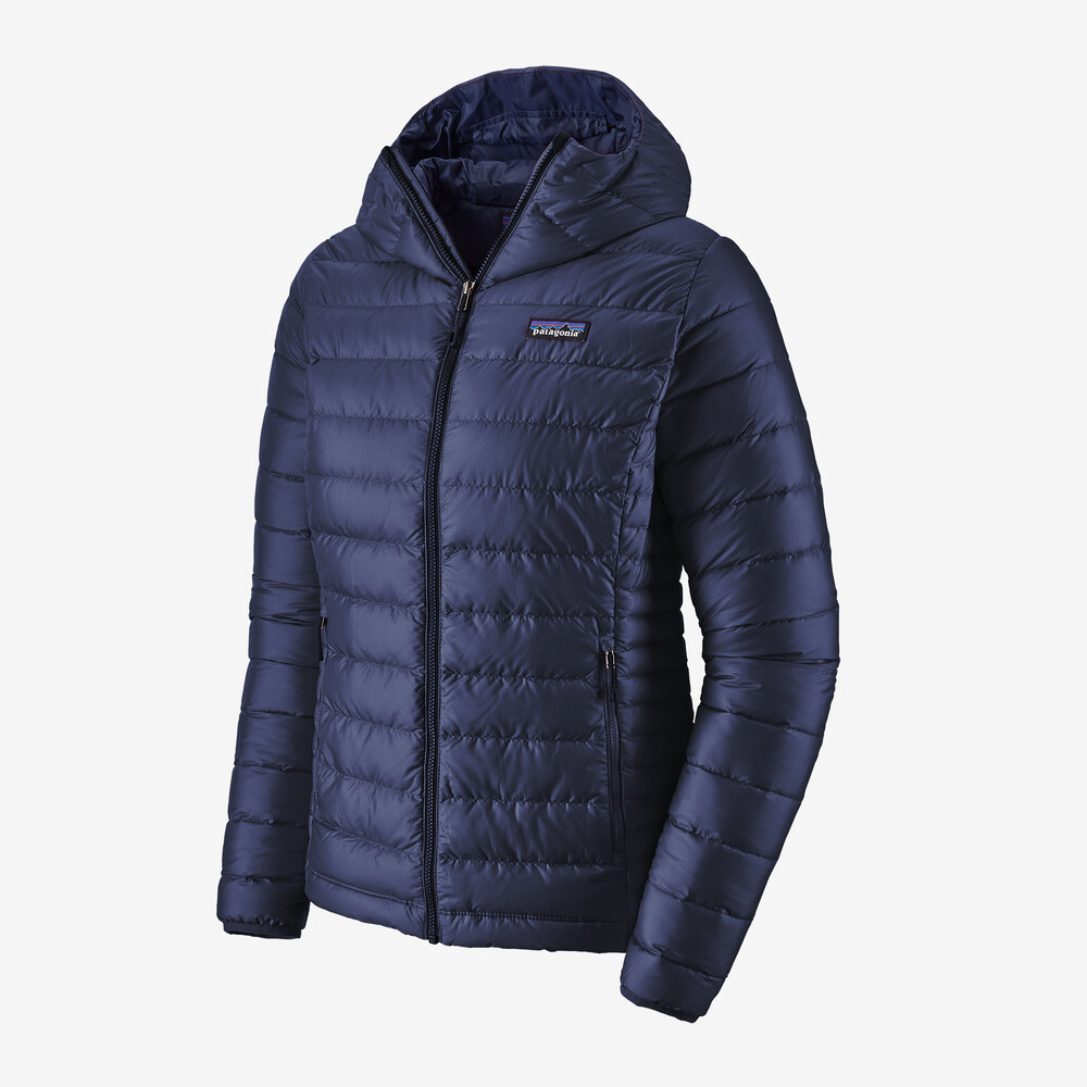 Damen-Daunenpullover mit Kapuze