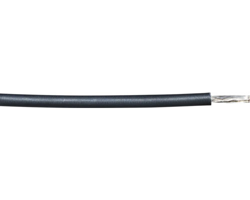 Zonnekabel H1Z2Z2-K 6 mm² zwart, per meter verkocht