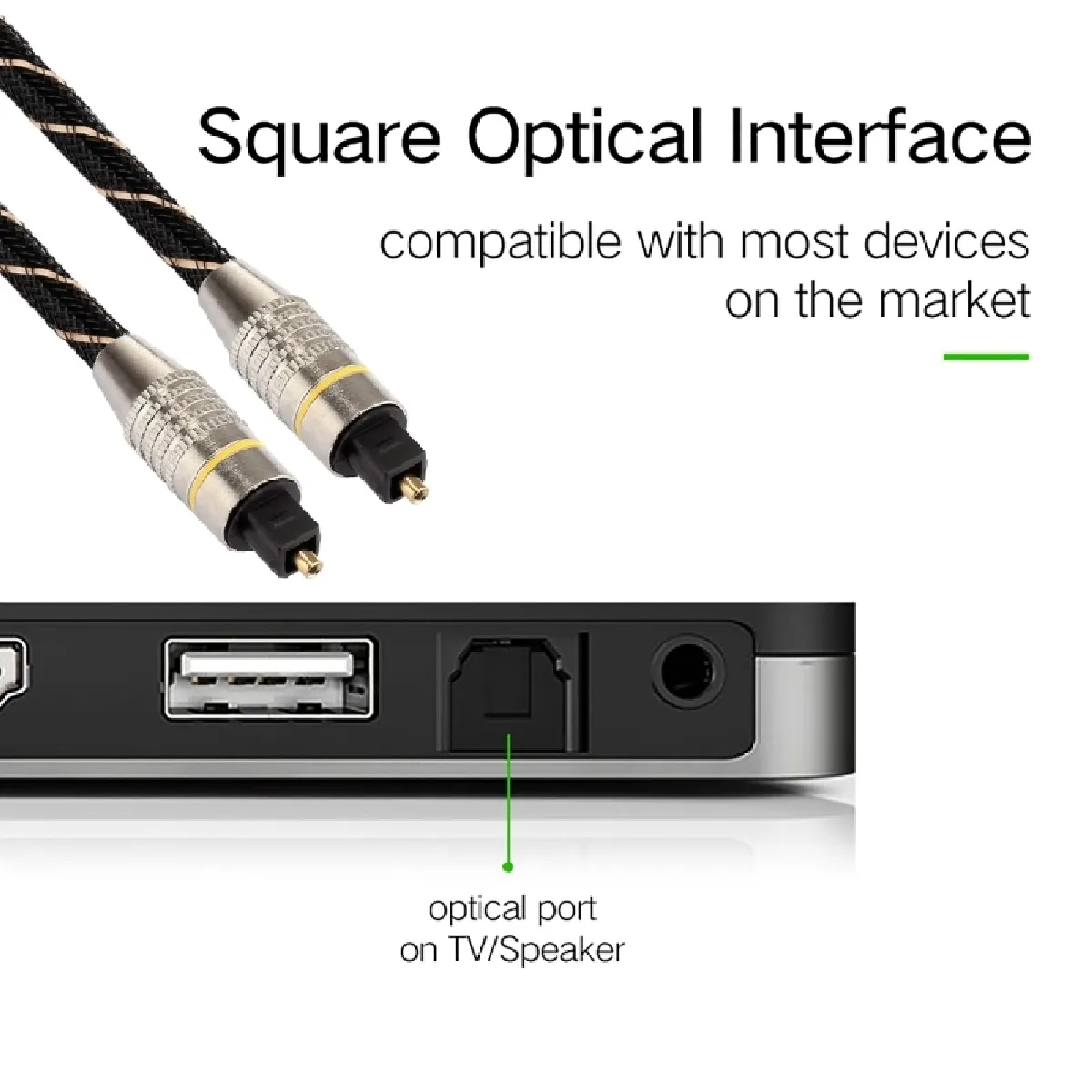 Wewoo Câble Toslink Audio 1,5m