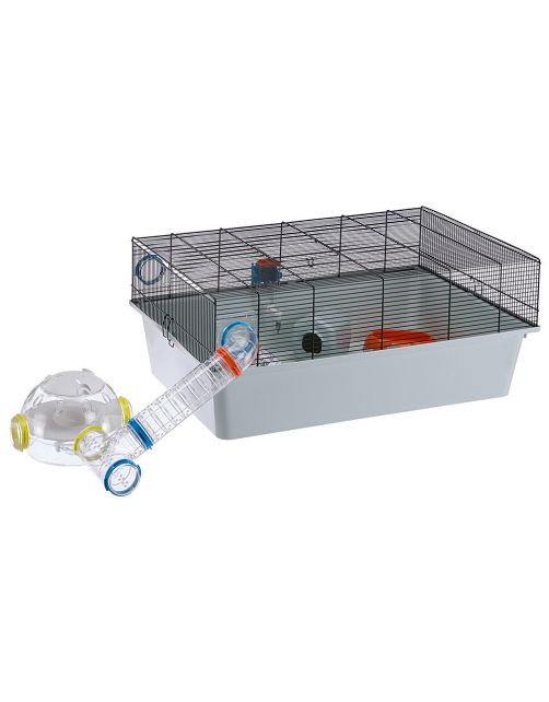 Ferplast Hamster Woonruimte Lab - Dierenverblijf - 22.5x20.7x14.3 cm Transparant