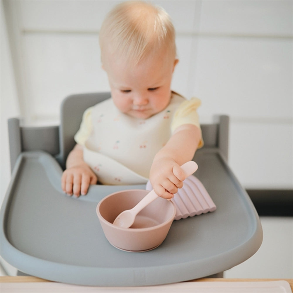 Silikone Skeer 2-pak Ivory - Mushie → Luksusbaby.dk