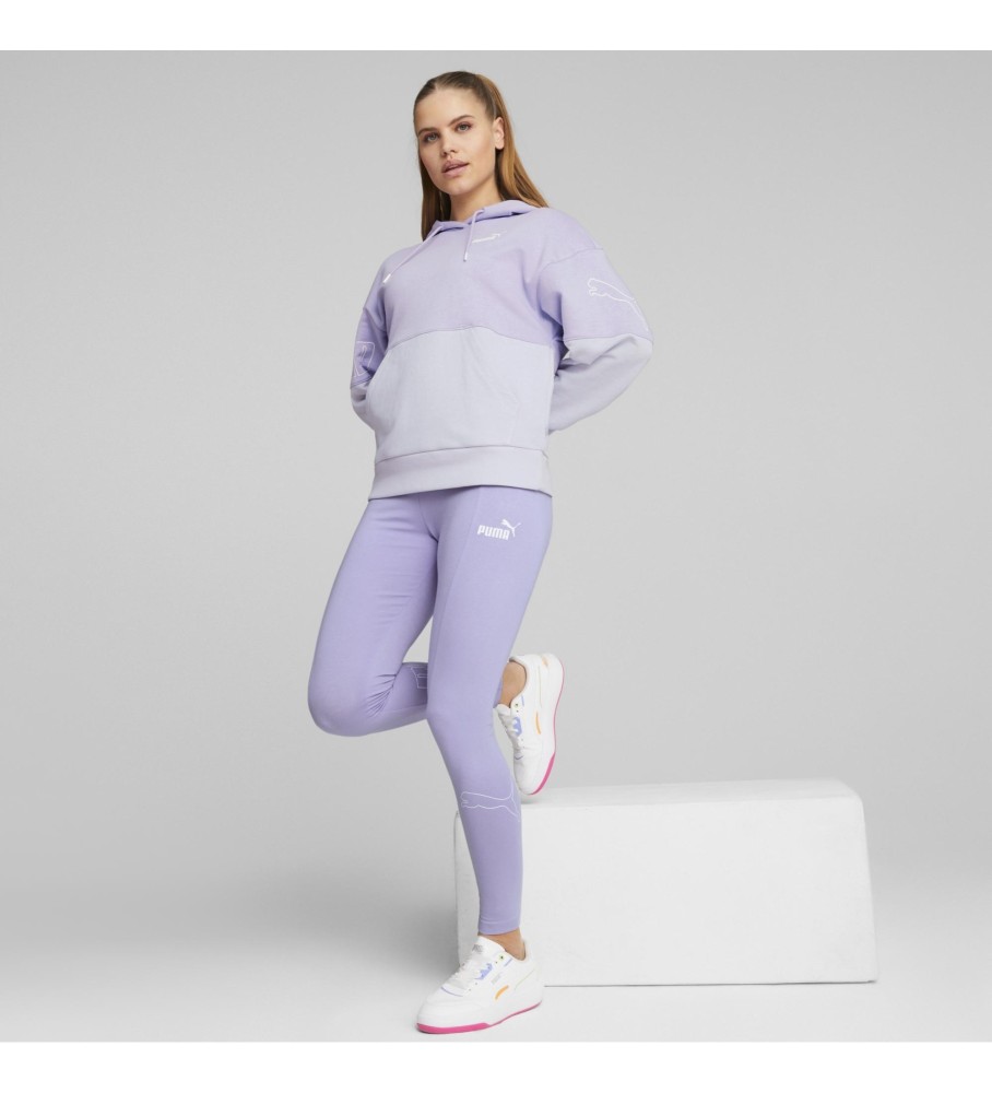 Moletom Puma Power Colorblock, lilás