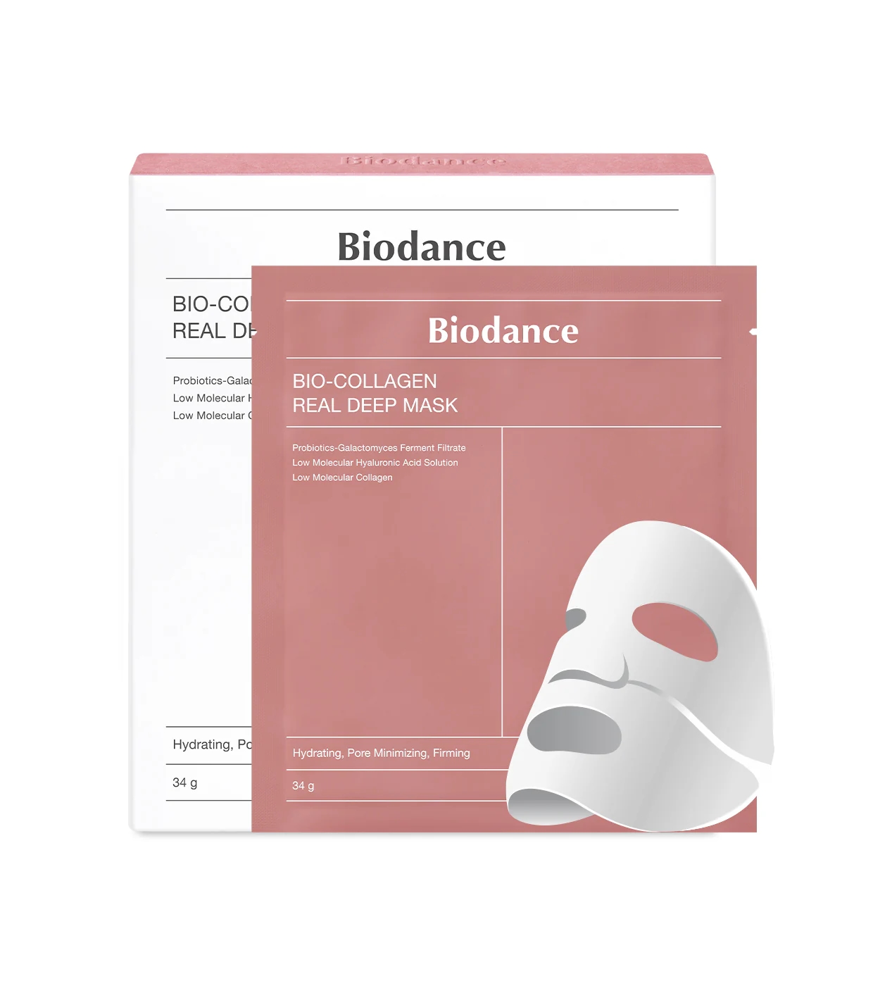 Biodance - Pacote de 4 máscaras faciais - Bio Collagen