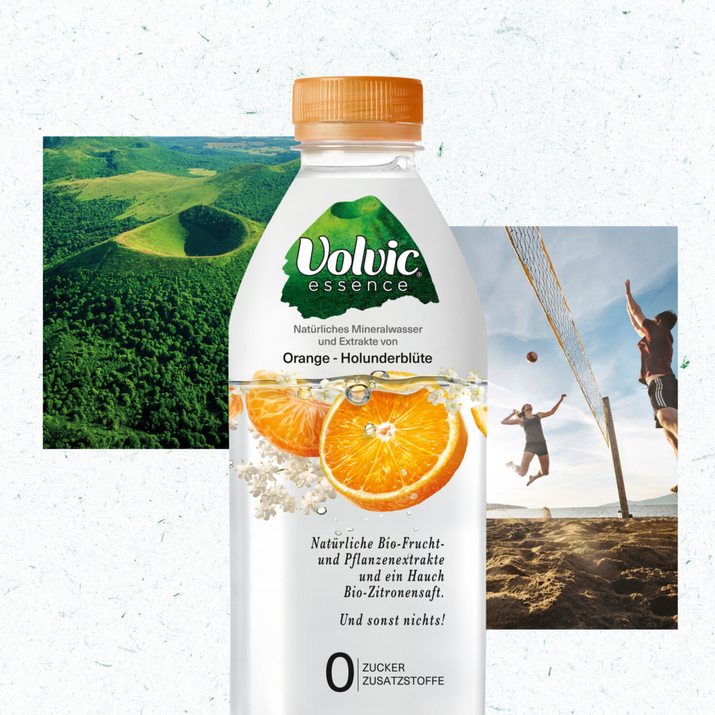 Volvic Essence Orange & Holunderblüte 6x75cl -450cl