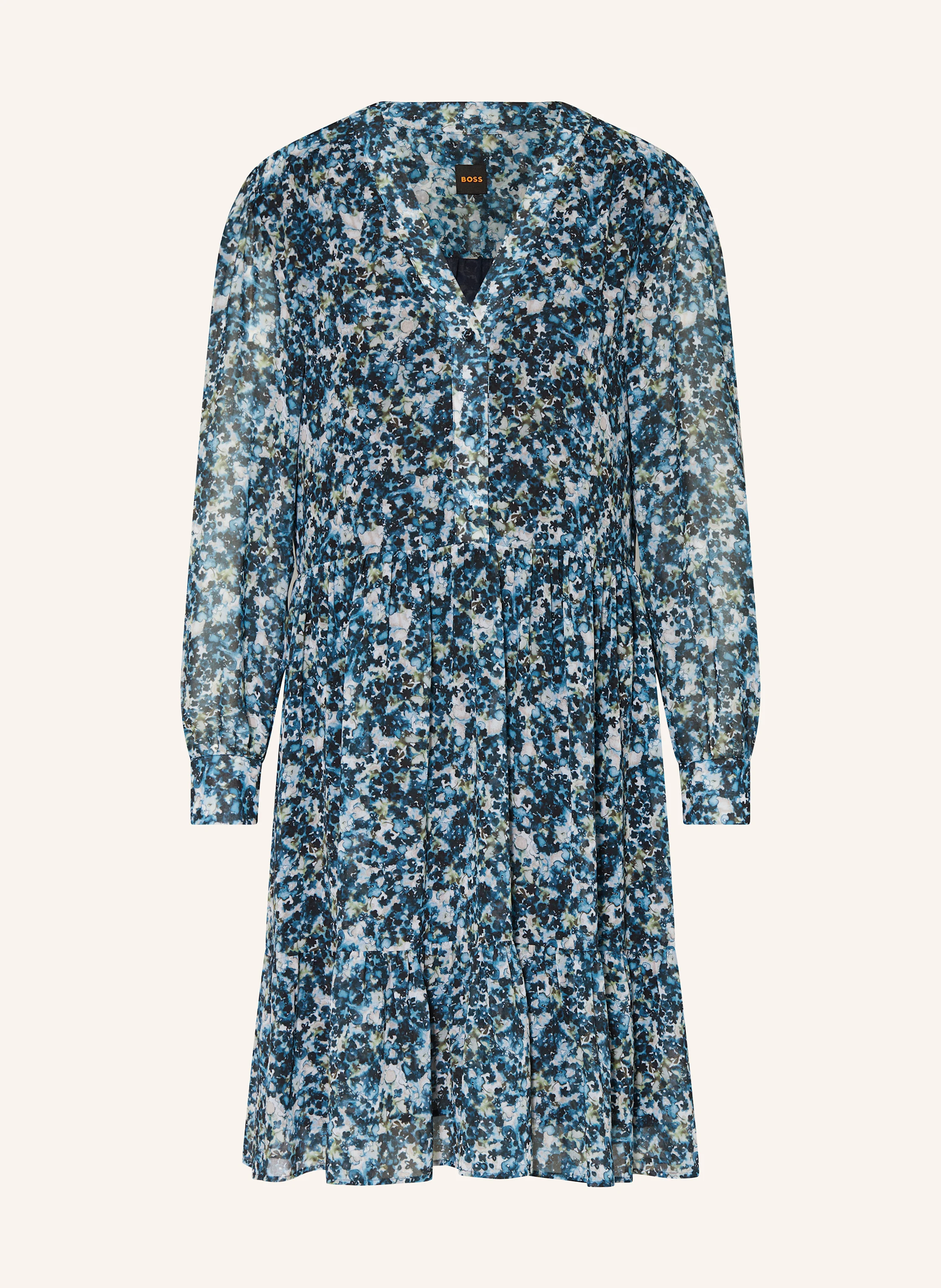 BOSS Kleid DIMETA mit Rüschen