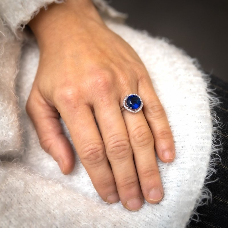 Bague Femme Rhodium AQUILA