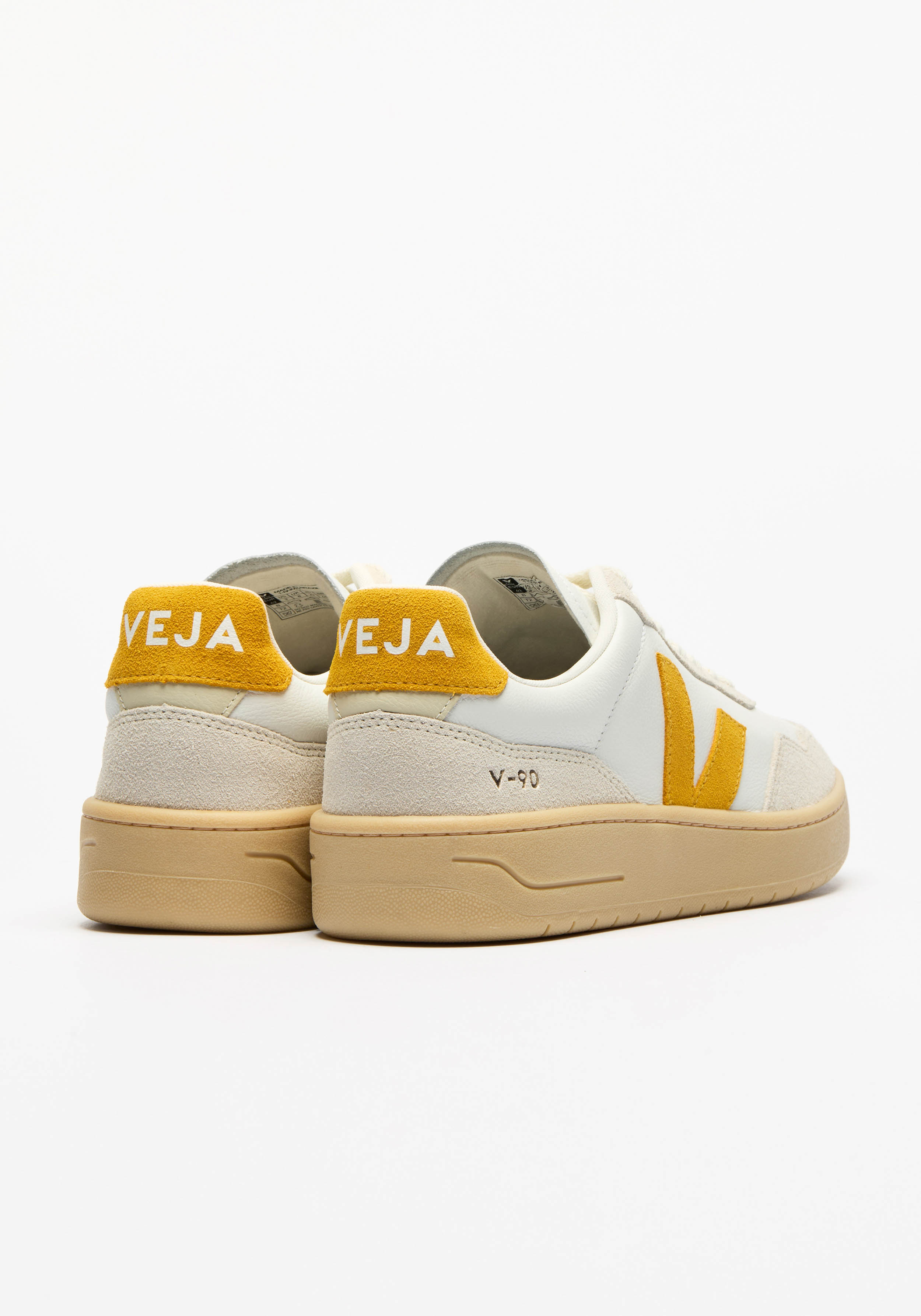 Veja Sneaker V-90 O.T. Leather Extra White Toscane Natural