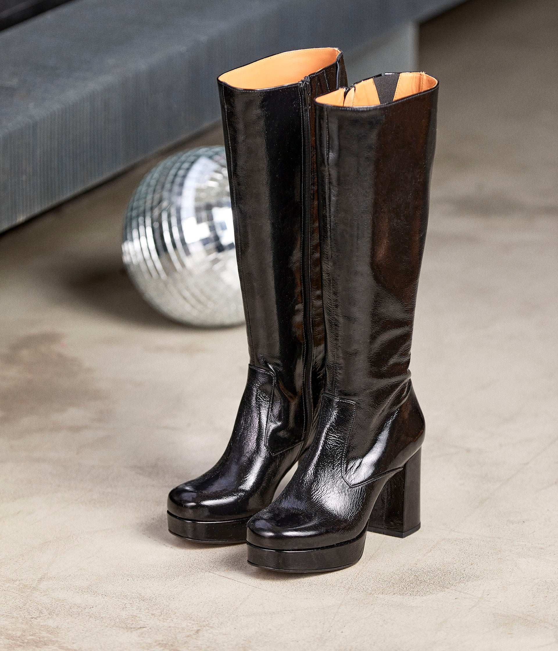Bottes vernies Aurora