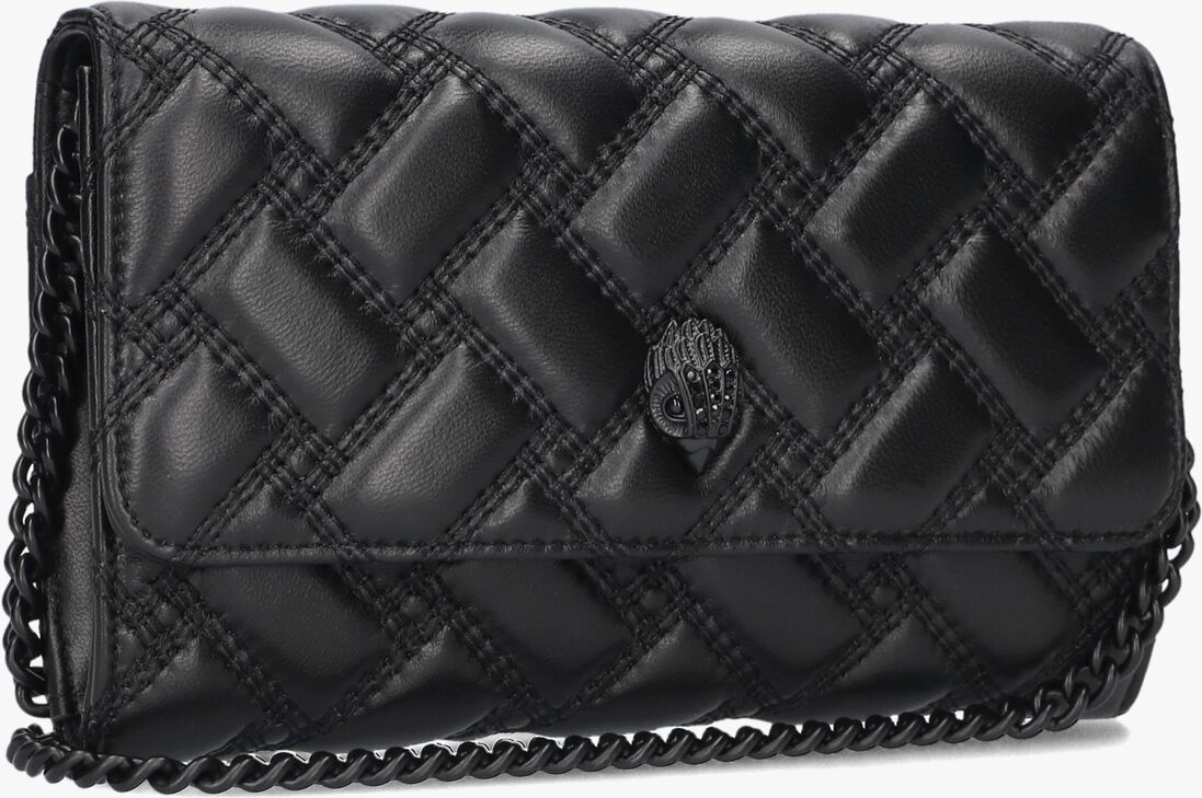 KURT GEIGER LONDON zwarte kurt geiger london schoudertas kensington chain wallet d