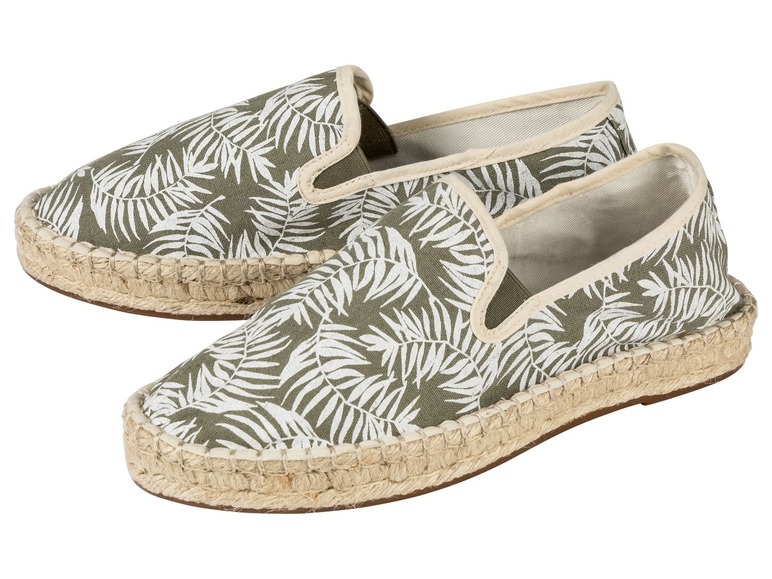Espadrilles voor dames, linnen look