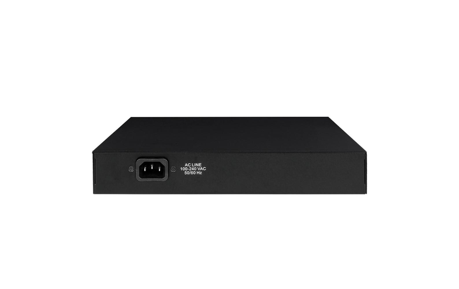 PoE+ Switch GS-5210PLG 10 Port<br>10-Port Gigabit PoE+ Web Smart Switch für Langstrecken mit 1 SFP-Port