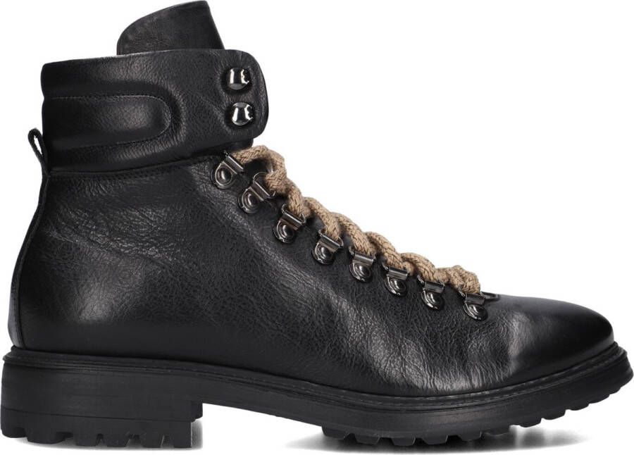 STEFANO LAURAN Veterboots Heren 1562 Maat: 46 Materiaal: Leer Kleur: Zwart