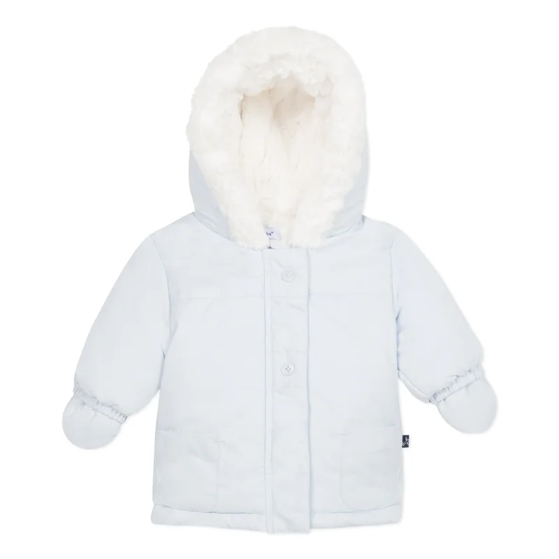 Manteau bleu pâle doublure polaire bébé garçon Absorba Aucune nuance