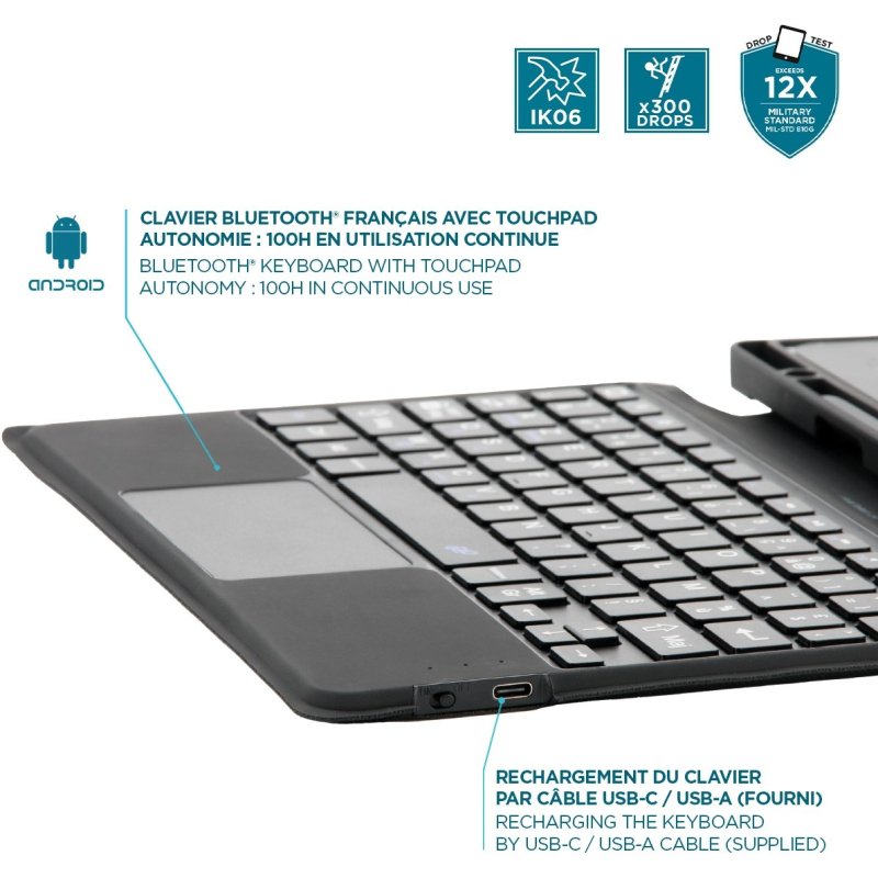 Mobilis 029036 étui pour tablette 27,7 cm (10.9