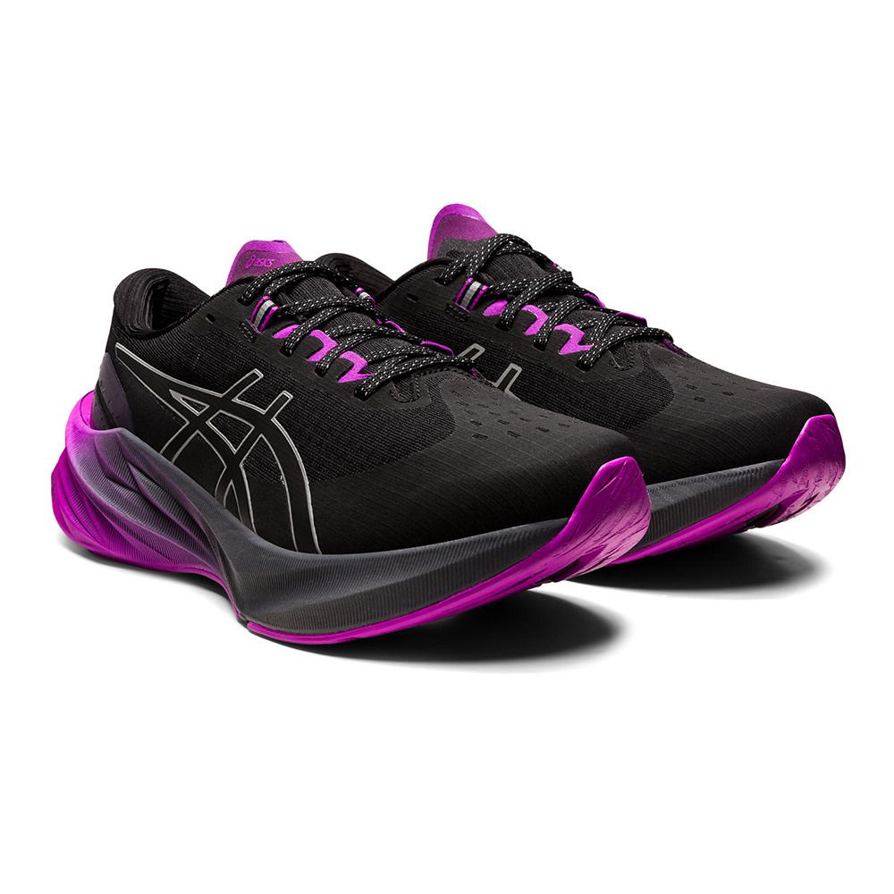 Asics NOVABLAST 3 LITE-SHOW - Chaussures running Femme black/orchid