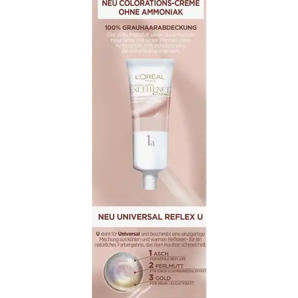 Creme Farbe 7U Universal Mittelblond