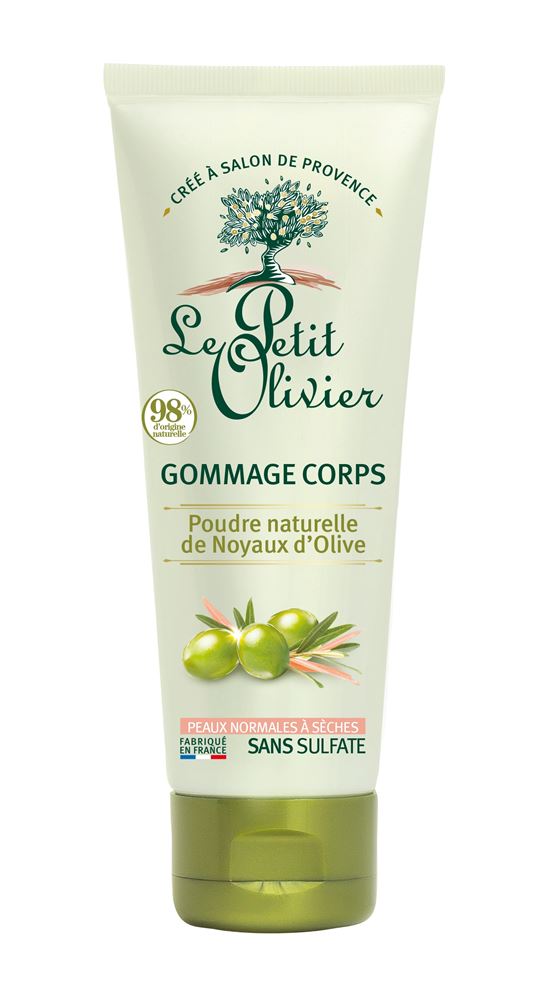 LE PETIT OLIVIER Körperpeeling mit Olivenkernpulver Tb 200 ml