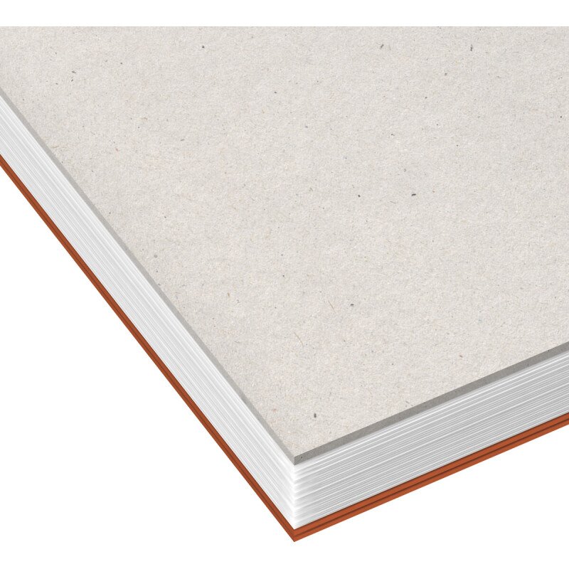 Bloc de bureau Oxford 24 x 31,5 cm agrafé orange - uni - 80 feuilles