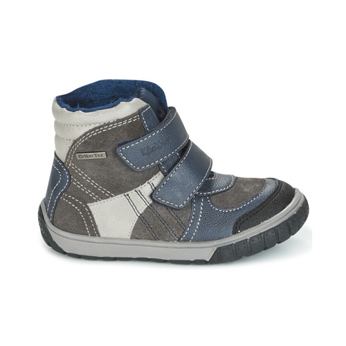 Kickers - SITROUILLE - Gris foncé / Bleu