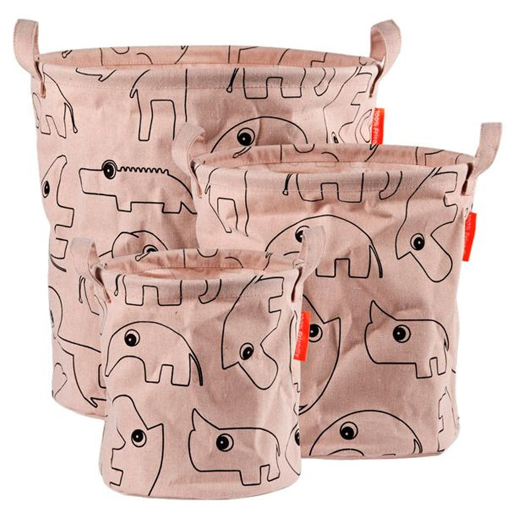 Done by Deer Storage Baskets Contour Powder - DonebyDeer