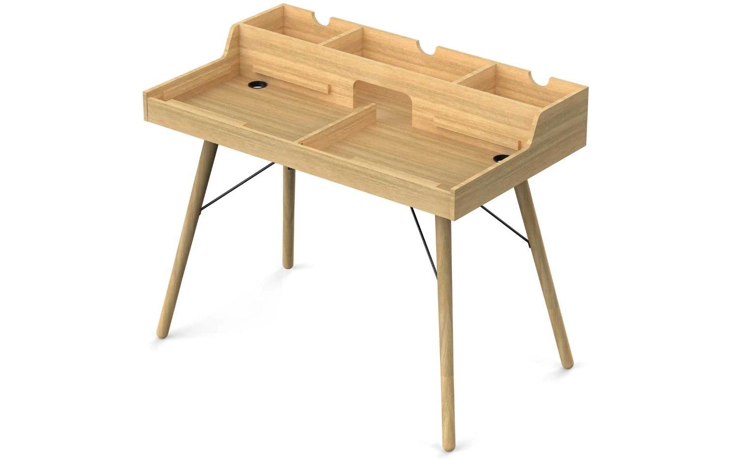 Vintage Music Station Box 1/2<br>Kombination aus DJ-Tisch, Studio-Workstation und Plattenaufbewahrung.