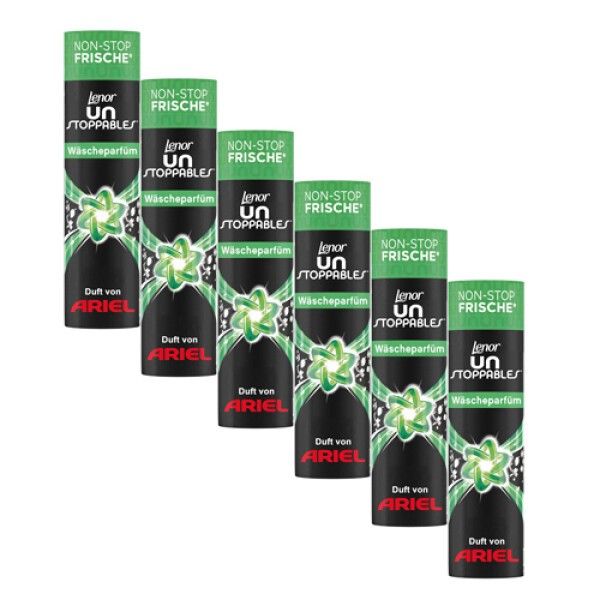 Multipack 6x Lenor Unstoppables, Duft von Ariel, 300g