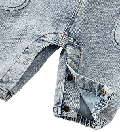 Lil' Atelier Latzhosen - NbfSaga - Light Blue Denim