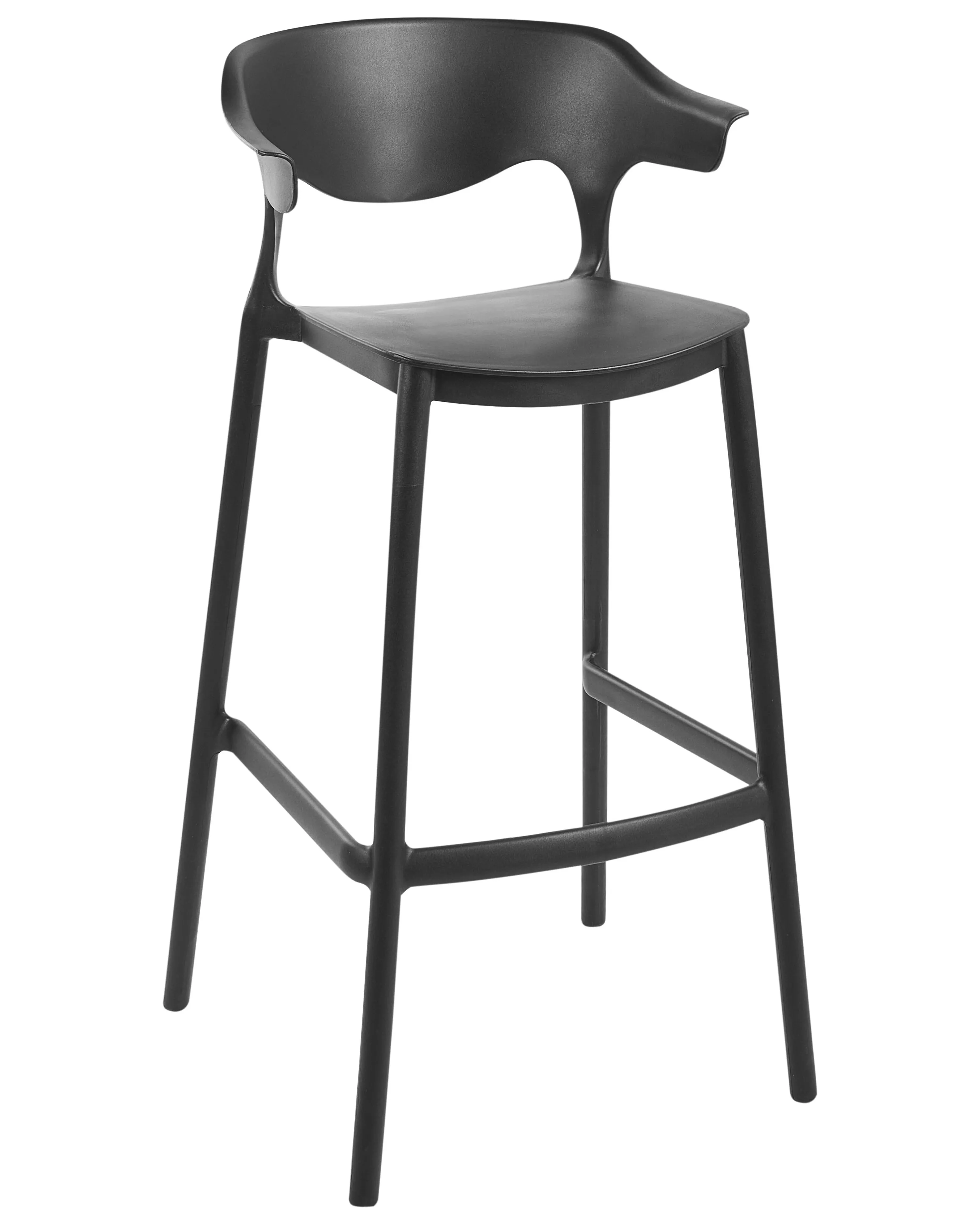 Set van 2 tuinbarkrukken GUBBIO Zwart