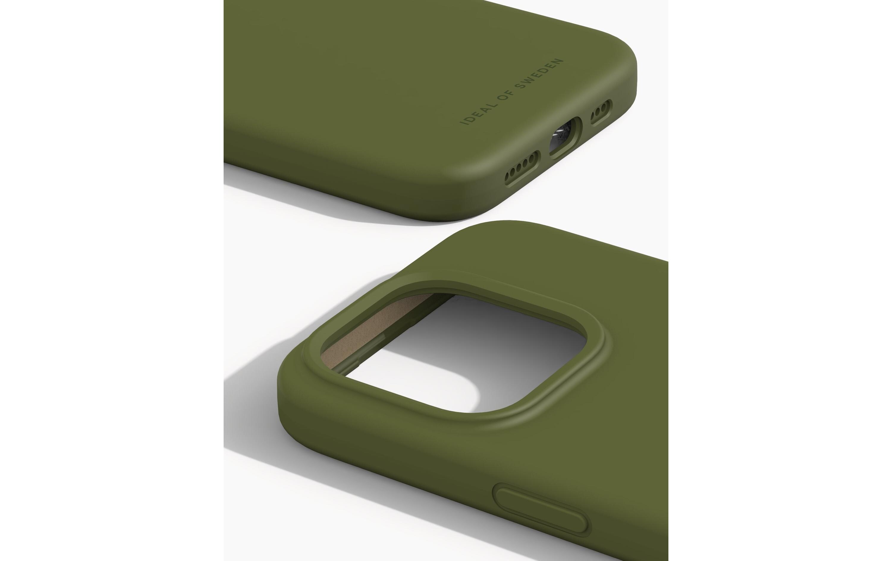 Silicone iPhone 15 Pro KhakiSilikon-Backcover für das Apple iPhone 15 Pro