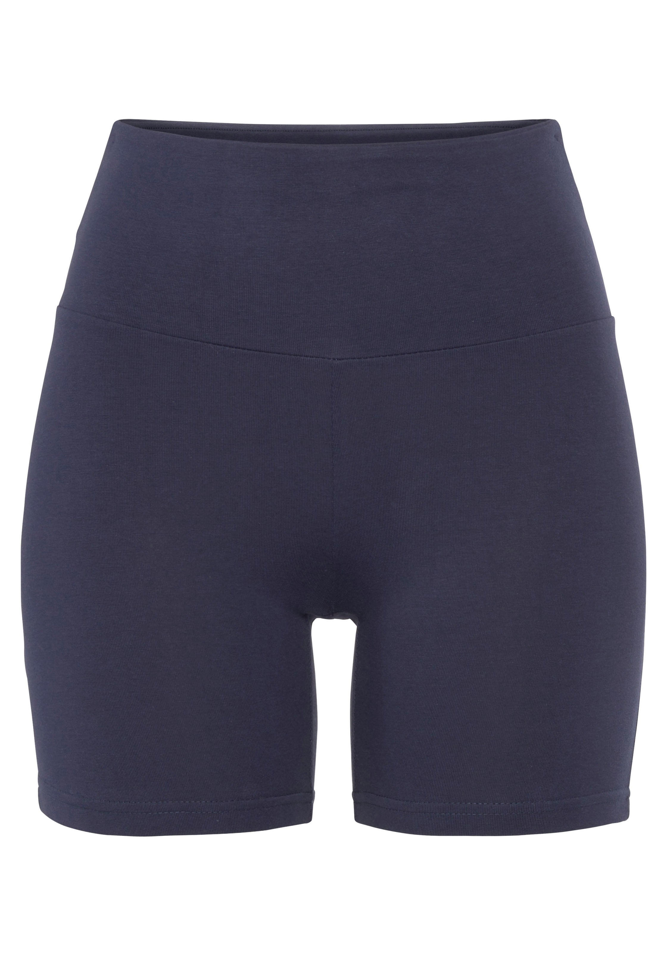 LASCANA Shorts  mit breitem Bündchen und Logodruck, Loungewear