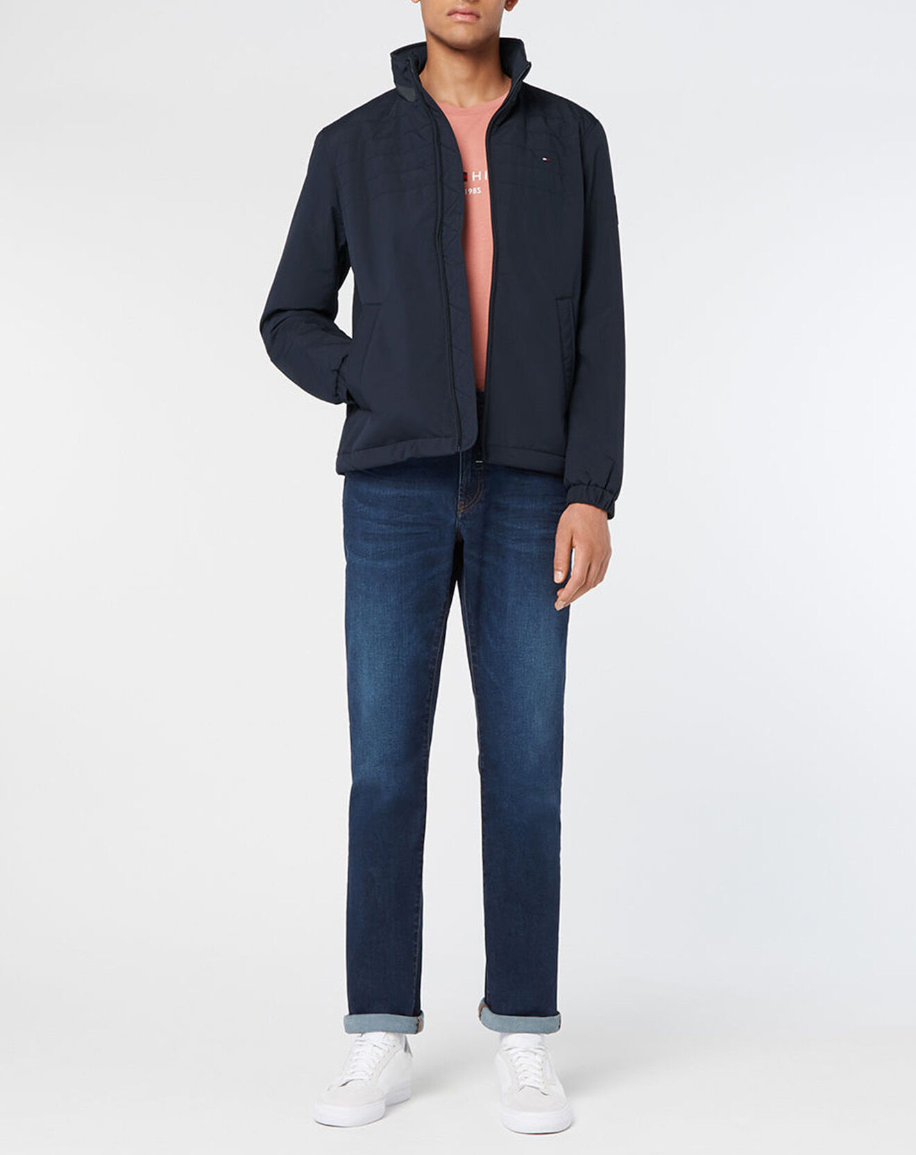 Tommy Hilfiger Blouson Double Col bleu marine