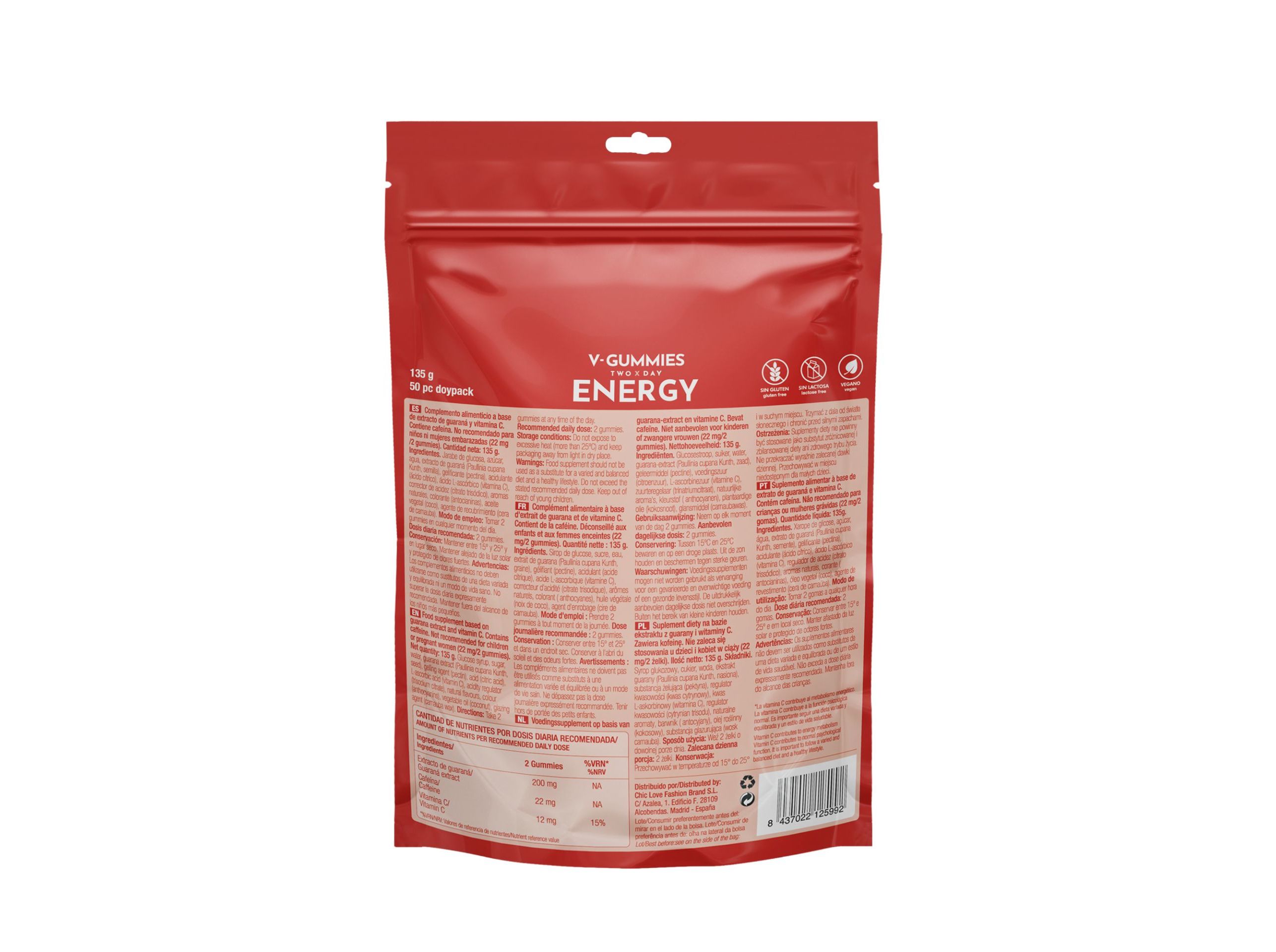 GOMAS ENERGIA V-GUMMIES ENERGY