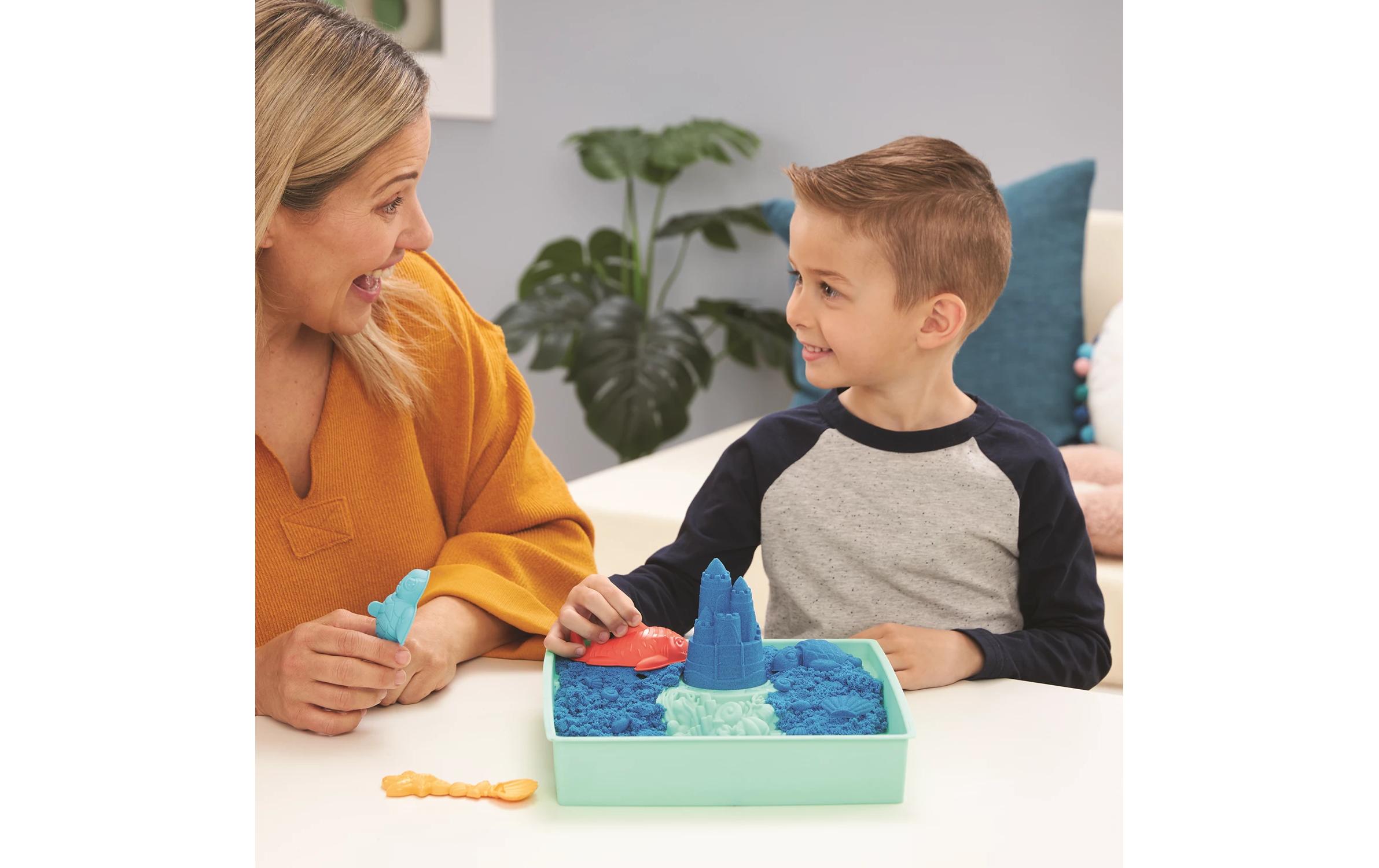 Sand Kinetic Sand Box Blau 454 gSandkasten Spierlse