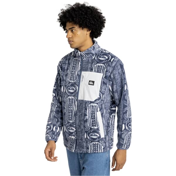Veste polaire QUIKSILVER CLEAN COAST VINTAGE BLUE PACIFIC HERRITAGE