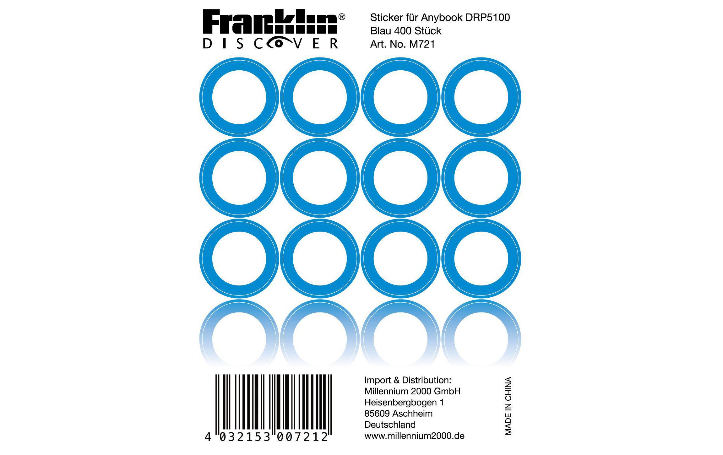 Sticker für AnyBook DRP-5100 BlauErsatzsticker für Vorlesestift