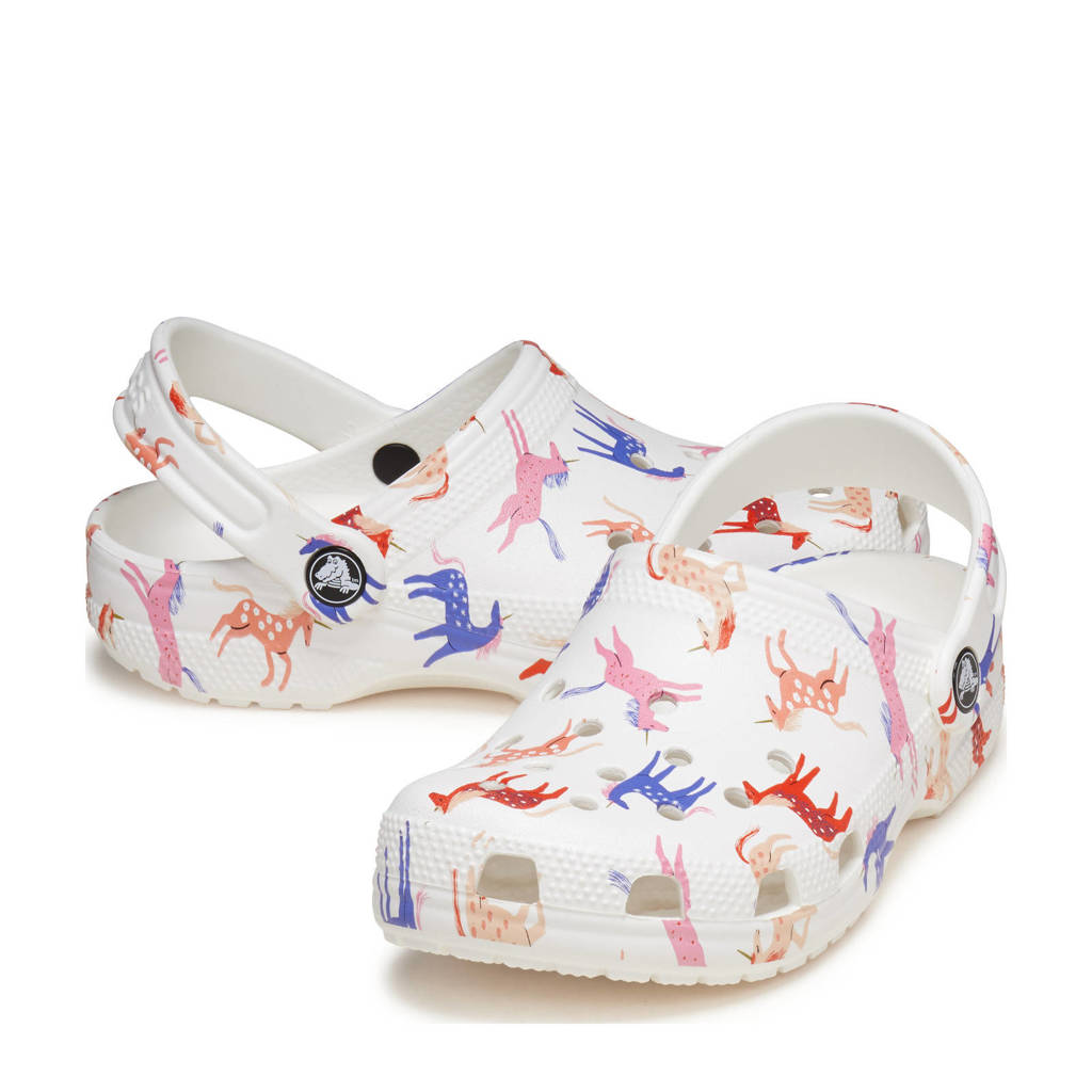 Crocs clogs wit multi