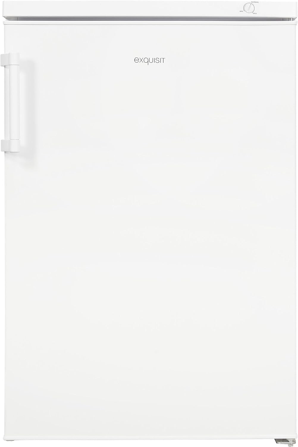 Exquisit Gefrierschrank GS81-H-010E weiss | Tiefkühlschrank | 85 Liter Volumen | Türanschlag wechselbar | Standgerät |