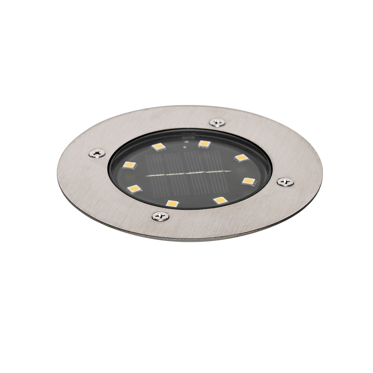 Set van 6 grondspots staal incl. LED IP65 Solar - Terry