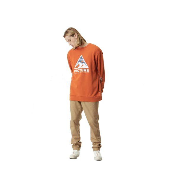 Sweatshirt PICTURE AUTHENTIC CREW M RED CLAY