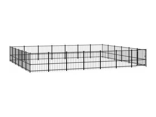 Chenil cage enclos pac noire 679 x 582 x 100 cm 02_0041846