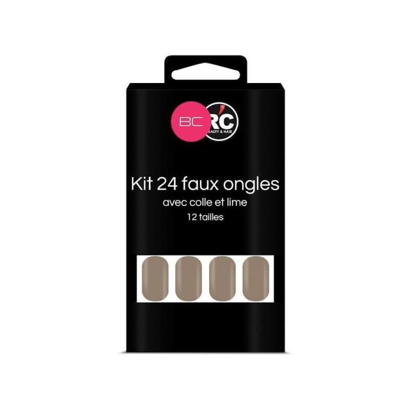 Boîte de 24 tips faux-ongles Beauty Coiffure
