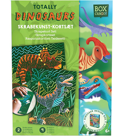 BOX CANDIY Kreas?t - Skrabekunst-korts?t - Totally Dinosaurs