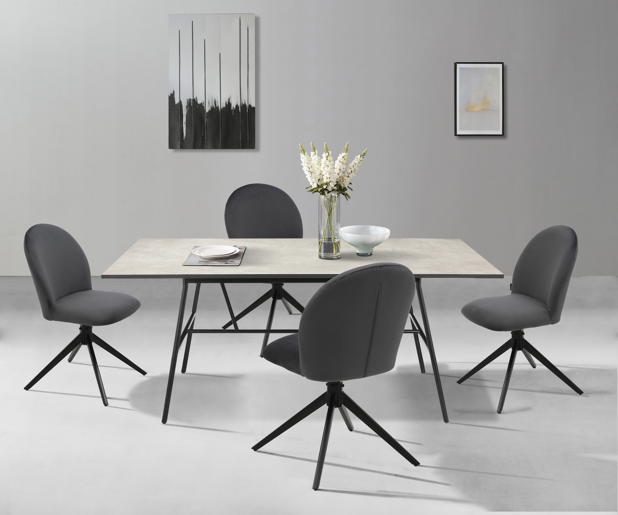 Home affaire Esszimmerstuhl »Tempa, TOPSELLER!, OTTOs Choice« (Set) 2 Stk.Drehstuhl mit 360 Grad Drehfunktion