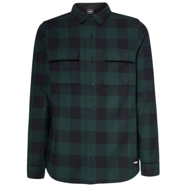 Chemise OAKLEY BEAR COZY FLANNEL HUNTER GREEN BLACK CHECK