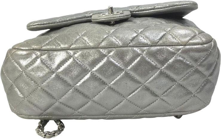 Chanel Vintage Chanel Crossbody Bag Silver